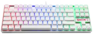 Teclado Gaming Redragon K552W-RGB Kumara USB Blanco (Inglés - con Cable)