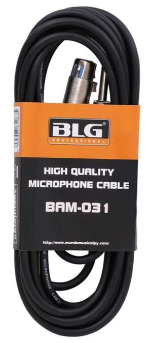 Cable para Micrófono XLR a P10 BLG BAN-031 - 10M