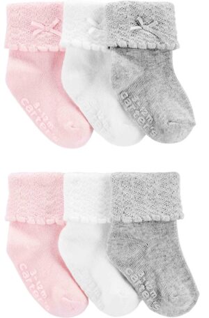 Media Infantil Carter's 1H568210 - Femenina (6 Pares)