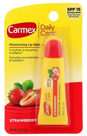 Balsamo Labial Carmex Daily Care SPF15 Strawberry - 10g