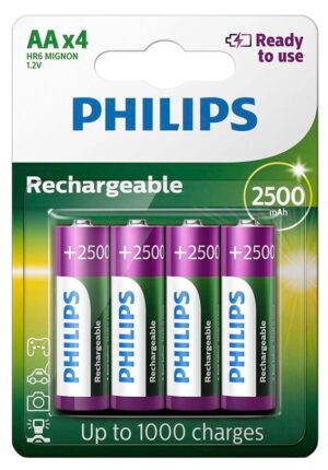 Pila Recargable AA Philips R6B4RTU25/97 (4 Unidades)