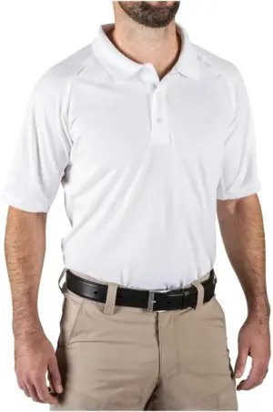 Camiseta Polo 5.11 Tactical Performance 71049-010 Blanca - Masculina