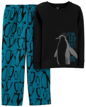 Conjunto Pijama Carter's 3M676010 - Masculino (2 Piezas)