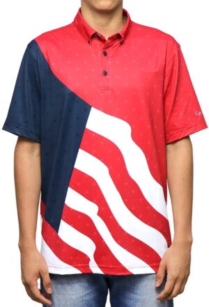 Outlet Camiseta Polo Walter Hagen MGA11442 Rojo - Masculina