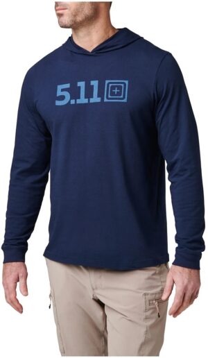Camiseta con capucha 5.11 Tactical Hoodie 76165-721 Pacific Navy - Masculina