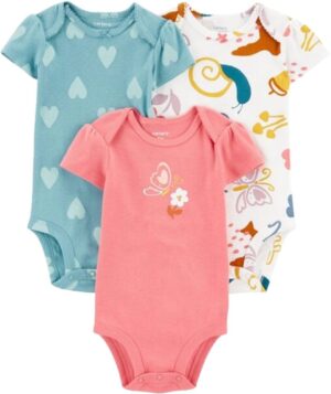 Body Carter's 1Q186410 - Femenino (3 Unidades)