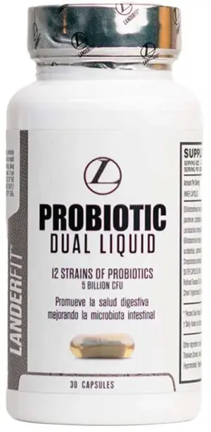 Landerfit Probiotic Dual Liquid 5 Billion CFU (30 Cápsulas)