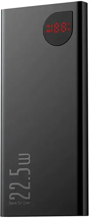 Cargador Portátil Baseus Adaman Power Bank PPAD070001 10000mAh 22.5W Preto