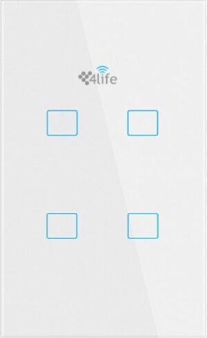 Interruptor Smart 4Life FLT4SWW Blanco