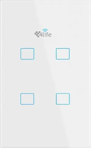 Interruptor Smart 4Life FLT4SWZ Blanco