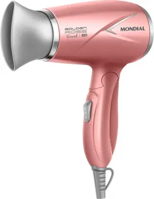 Secador de Cabello Mondial Golden Rose Travel SC-47-GR 1200W  - Bivolt 60Hz