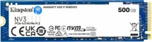 SSD M.2 NVMe Kingston NV3 500GB SNV3S/500G - 5000MB/s