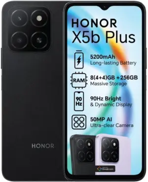 Smartphone Honor X5b Plus GFY-LX3 Dual Sim LTE 6.56" 4GB/256GB Negro