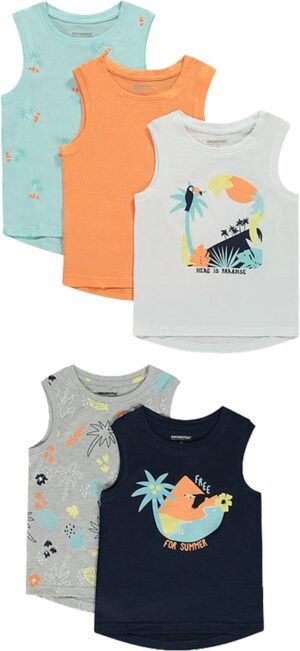 Camisilla Orchestra HGANR0-BLA - Masculina (5 unidades)
