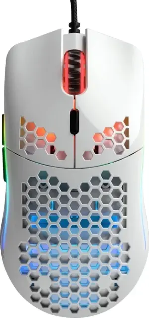 Mouse Gamer Glorious MODEL O 2 Mini RGB - Glossy White (Alambrico)