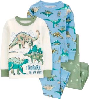 Pijama Carter's 1R492510 - Masculino (4 piezas)