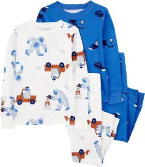Pijama Carter's 1R492710 - Masculino (4 piezas)