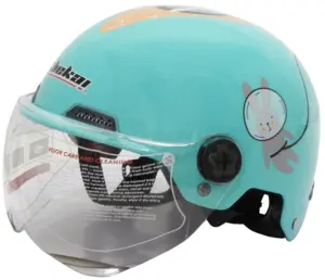Casco para Moto Jiekai JK-609 F1 - Light Green Graphic