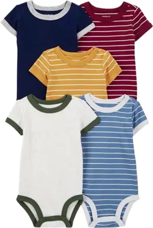 Body Carter's 1R839510 - Masculino (5 Unidades)