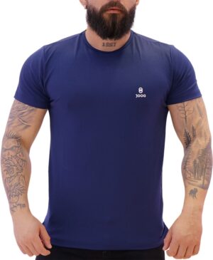 Camiseta Joog Weave Poliamida Navy Masculina