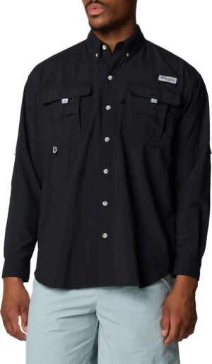 Camisa Columbia Bahama II 1011621-009 Negro - Masculina