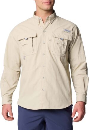 Camisa Columbia Bahama II 1011621-159 Fosil - Masculina