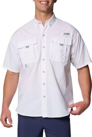 Camisa Columbia Bahama II 1011651-103 Blanco - Masculina