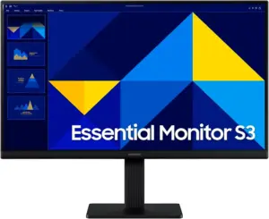 Monitor Samsung 24" Essential Monitor S3 LS24D300GANXZA 5ms/100Hz/FHD/HDMI/VGA