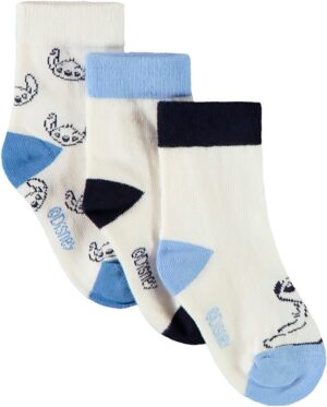 Medias para bebé Orchestra ALAMSP-ECR - Masculina (3 pares)