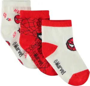 Medias para bebé Orchestra ALAMSW-ECR Spider-Man - Masculina (3 pares)