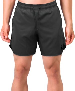 Short Joog UltraDry Poliéster Gris Grafito - Masculino