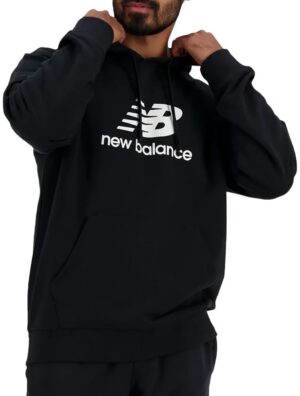 Abrigo con Capucha New Balance MT41501 BK - Masculino