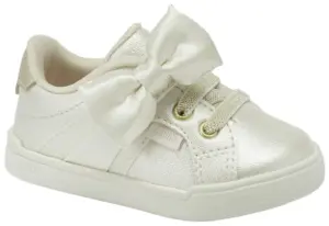 Calzado Infantil KLIN Baby Sky 358 - Blanco Roto Perlado/Dorado