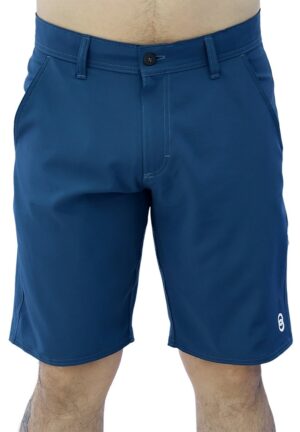 Short de Golf Joog Poliéster Azul Petróleo - Masculino