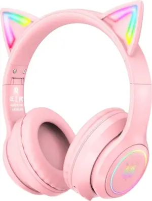 Auricular Gamer Onikuma B90 Wireless RGB - Rosa