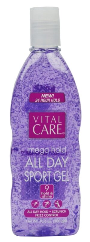 Gel para Cabello Vital Care Mega Hold All Day Sport - 300g