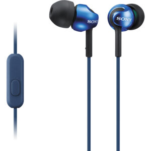 Auricular Sony MDR-EX110AP con Micrófono - Azul