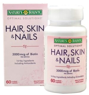 Nature's Bounty Hair, Skin & Nails 60Caps 3000mg