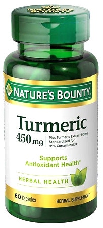Nature's Bounty Turmeric 450mg 60Caps