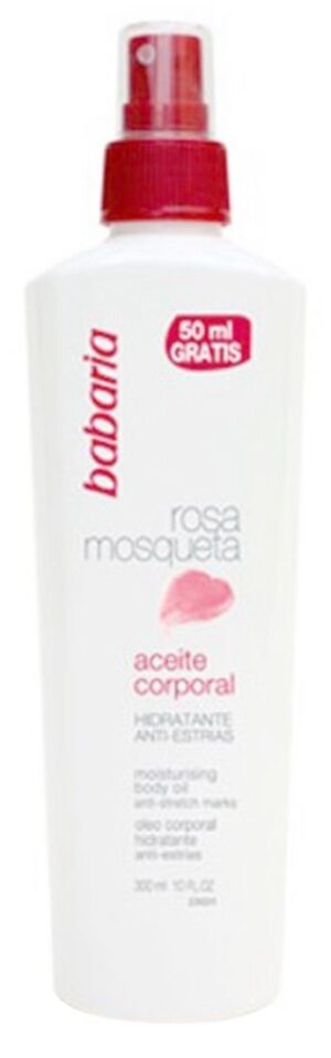 Aceite Corporal Babaria Rosa Mosqueta Anti Estrias - 300mL