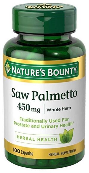 Nature's Bounty Saw Palmetto 450mg 100 Capsulas