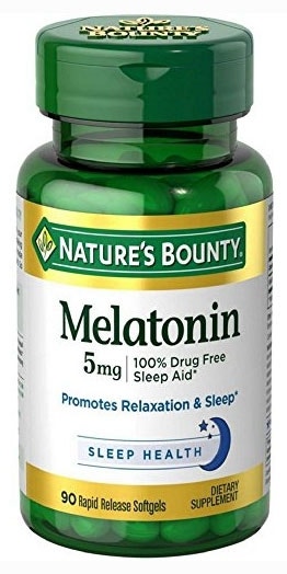 Nature's Bounty Melatonin 5mg 90 Capsulas