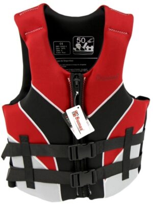 Chaleco Salvavidas Sumax NPS-XXL-R 80-100Kg Rojo
