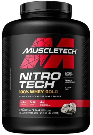 Muscletech Nitro Tech 100% Whey Gold Cookies & Cream (2.27kg)