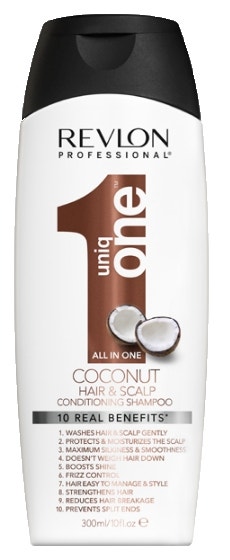 Shampoo e Condicionador Revlon Uniq One Coconut Hair & Scalp 300mL