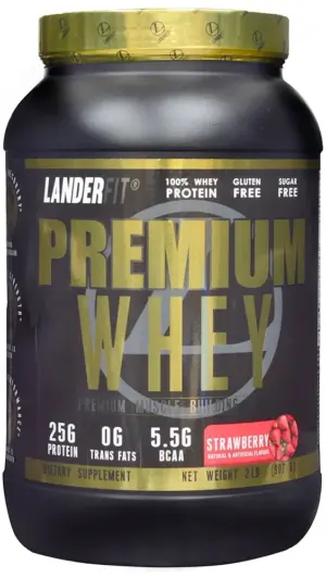 Landerfit Premium Whey Strawberry (907g)