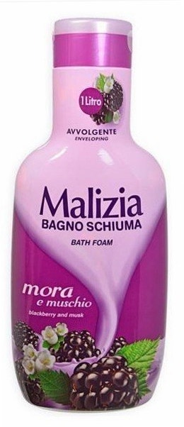 Espuma de Banho Malizia Blackberry abd Musk - 1L