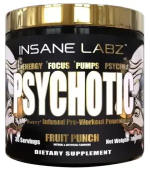 Insane Labz Psychotic Gold Fruit Punch - 208g