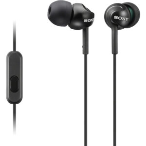 Auricular Sony MDR-EX110AP con Micrófono - Negro