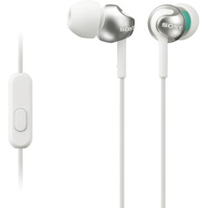 Auricular Sony MDR-EX110AP con Micrófono - Blanco